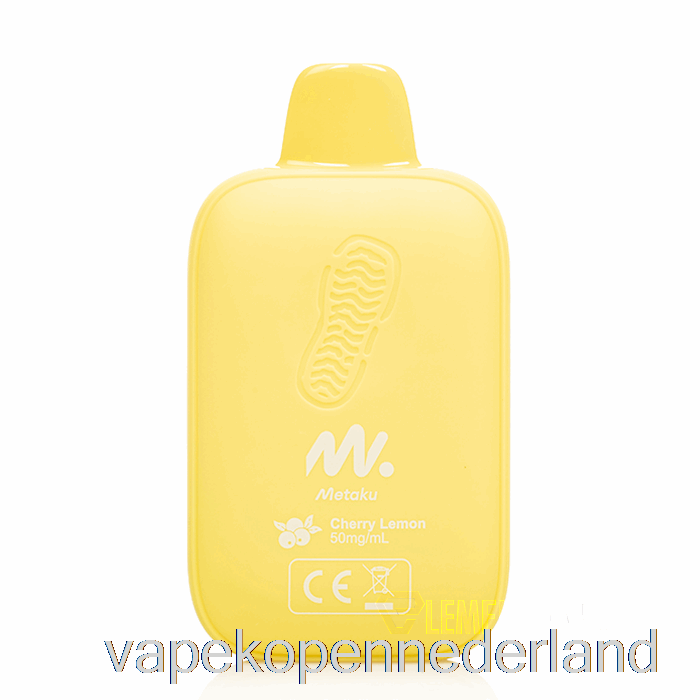 Elektronische Sigaret Vape Metaku Moonwalk 9000 Wegwerp Kers Citroen
